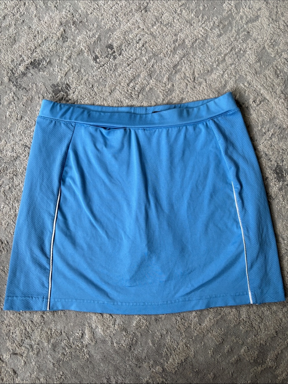 Antigua Blue Active Mini Skort with White Piping